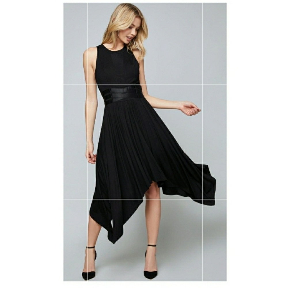 BEBE ARLENE CORSET BANDAGE DRESS XXSMALL